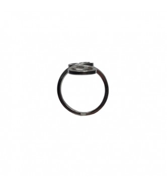 R002206 Handmade Sterling Plain Silver Ring Spiral Genuine Solid Stamped 925